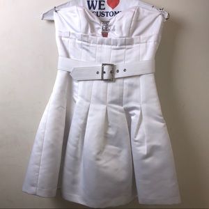 White stone tea party dress